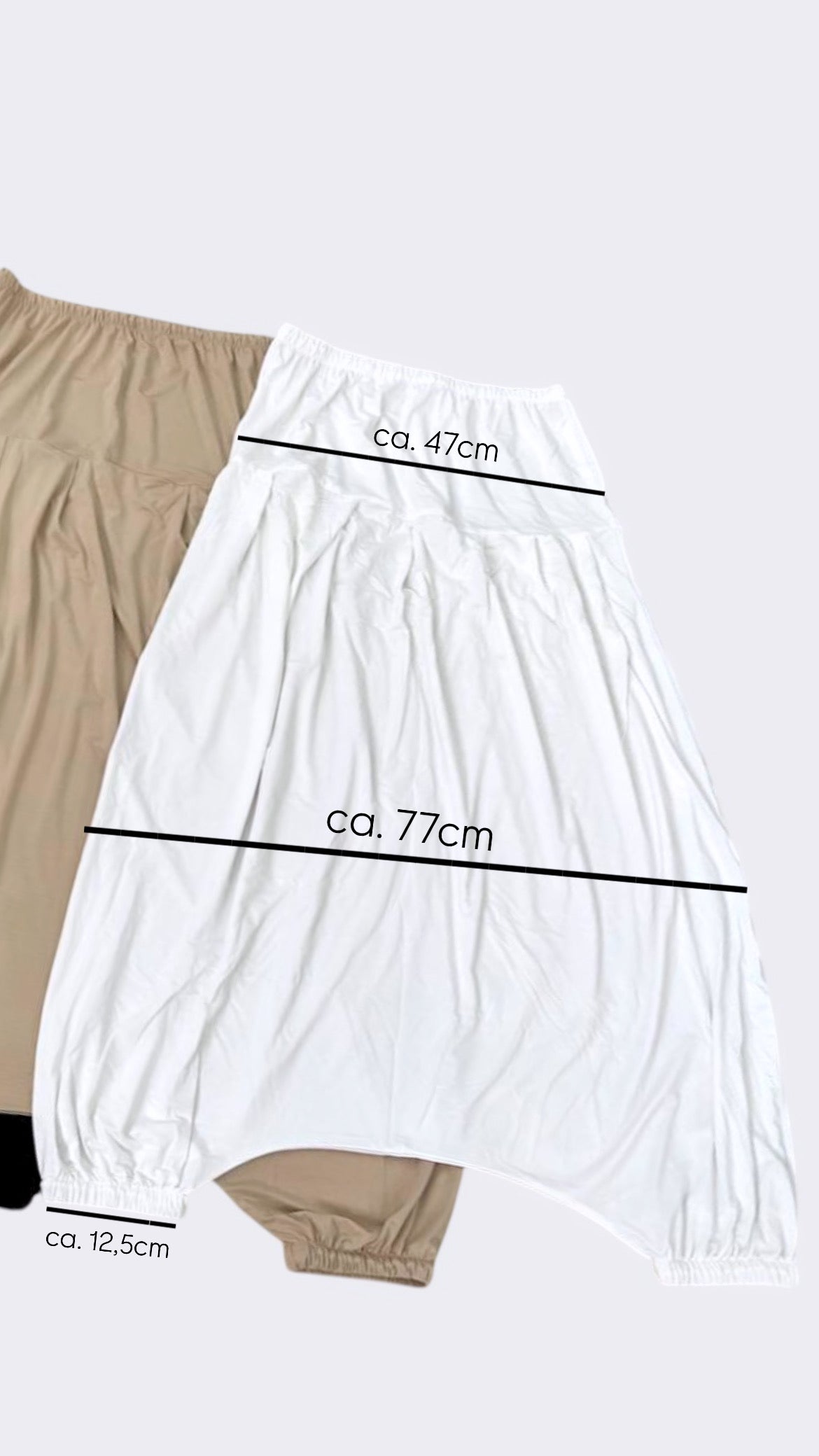 Zuave-Hose (unter jilbab/abaya hose) aus 100% baumwolle